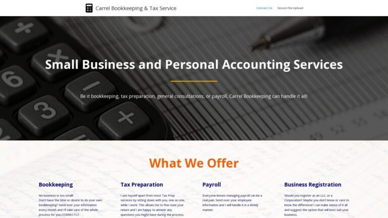 Carrel Bookkeeping & Tax Service
