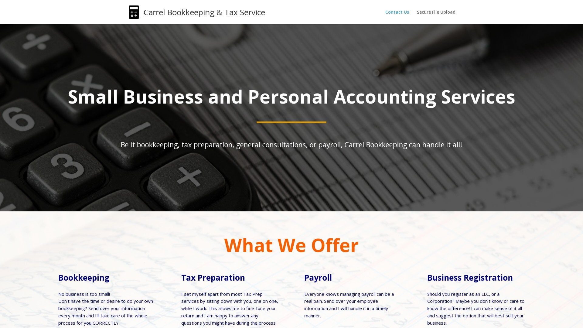 Carrel Bookkeeping & Tax Service 