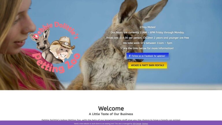 Debbie Dolittle's Indoor Petting Zoo Indoor Arcade