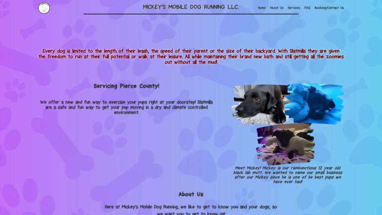 Mickey's Mobile Dog Running